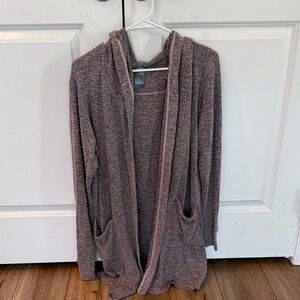 Champion Women's Maroon Open Front Cardigan